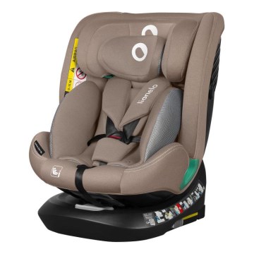 Lionelo - pasukama automobilinė kėdutė su baze BASTIAAN ONE i-Size 40-150 cm smėlio spalvos