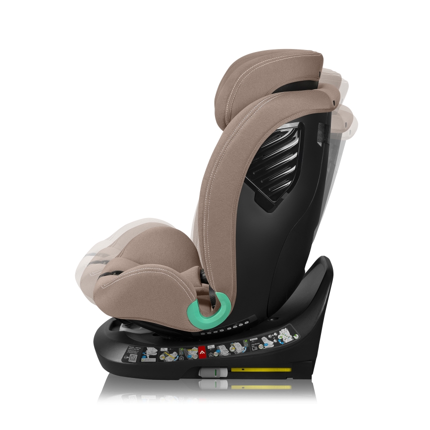 Lionelo - Sukama automobilinė kėdutė su baze BASTIAAN ONE i-Size 40-150 cm, smėlio spalvos