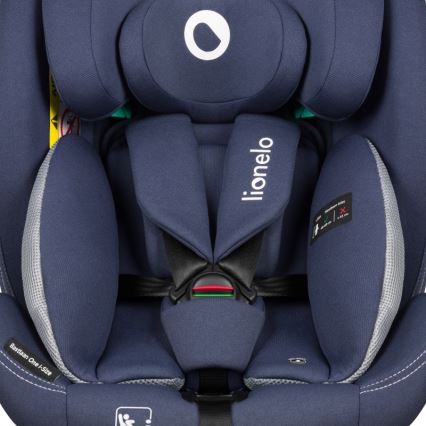 Lionelo - Pasukama automobilinė kėdutė su baze BASTIAAN ONE i-Size 40-150 cm Blue Navy