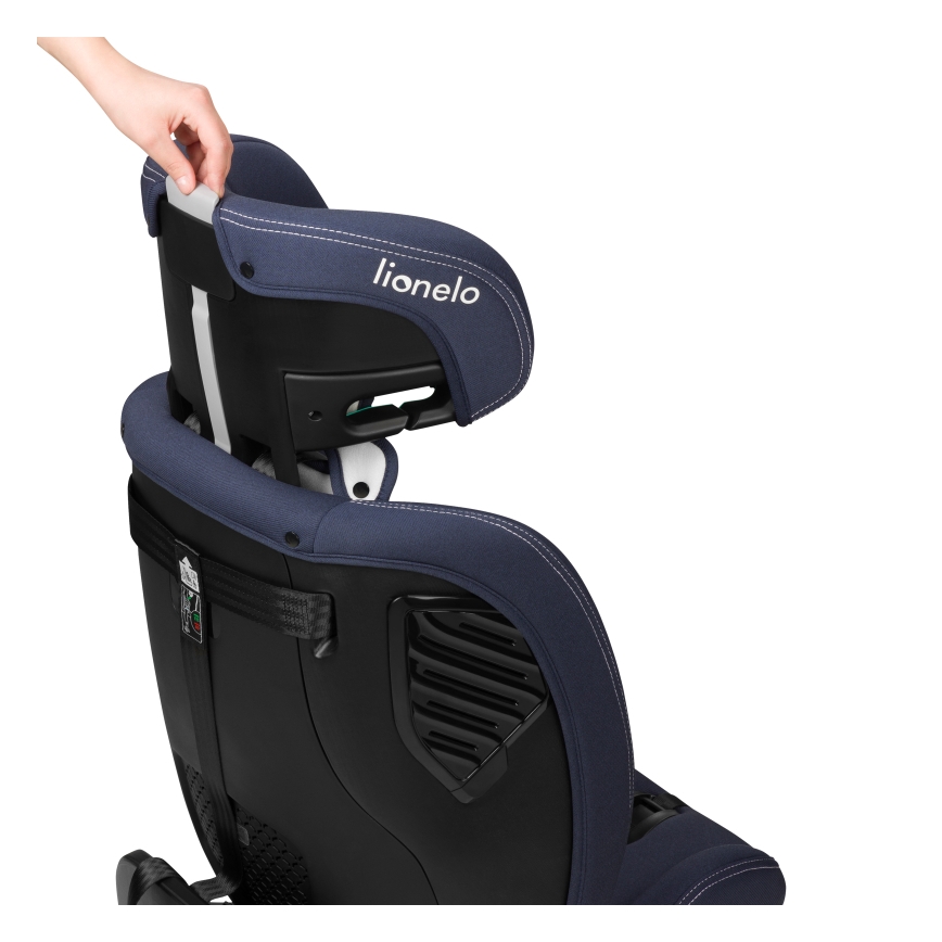Lionelo - Pasukama automobilinė kėdutė su baze BASTIAAN ONE i-Size 40-150 cm Blue Navy