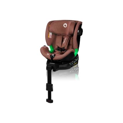 Lionelo - Pasukama automobilinė kėdutė su baze HARMONY i-Size 40-150 cm, plytų spalvos