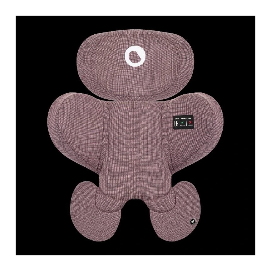 Lionelo - pasukama automobilinė kėdutė su baze HARMONY i-Size 40-150 cm rožinė