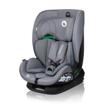Lionelo - Pasukama automobilinė kėdutė su baze LAVENDER i-Size 76-150 cm Akmens pilka