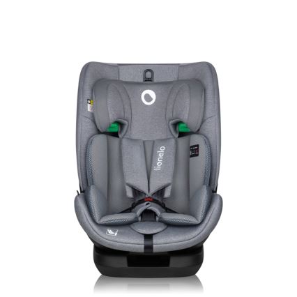 Lionelo - Pasukama automobilinė kėdutė su baze LAVENDER i-Size 76-150 cm Akmens pilka