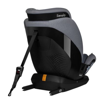 Lionelo - Pasukama automobilinė kėdutė su baze LAVENDER i-Size 76-150 cm Akmens pilka
