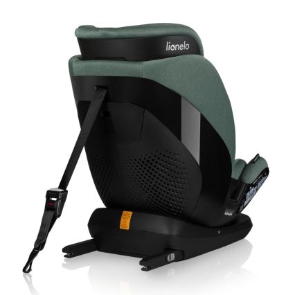 Lionelo - Pasukama automobilinė kėdutė su baze LAVENDER i-Size 76-150 cm pistacijų žalia