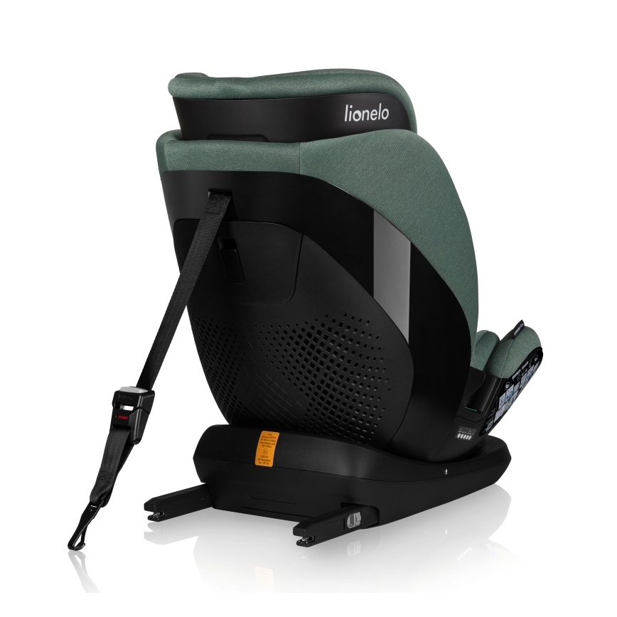 Lionelo - Pasukama automobilinė kėdutė su baze LAVENDER i-Size 76-150 cm pistacijų žalia