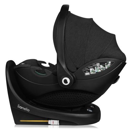 Lionelo - Pasukama automobilinė kėdutė su baze MOXIE SET i-Size 40-87 cm Black Carbon