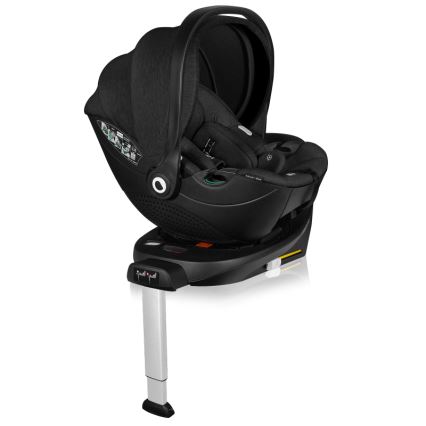 Lionelo - Pasukama automobilinė kėdutė su baze MOXIE SET i-Size 40-87 cm Black Carbon