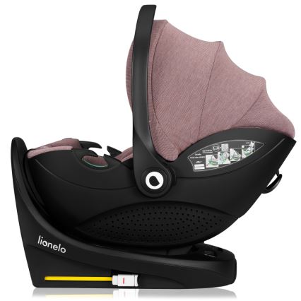 Lionelo - pasukama automobilinė kėdutė su baze MOXIE SET i-Size 40-87 cm Pink Mauve