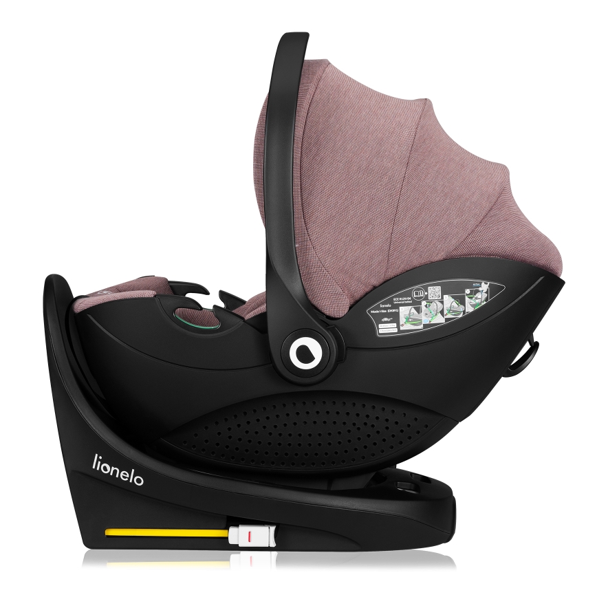 Lionelo - pasukama automobilinė kėdutė su baze MOXIE SET i-Size 40-87 cm Pink Mauve