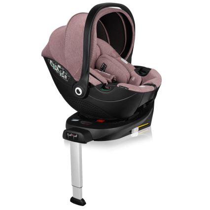 Lionelo - pasukama automobilinė kėdutė su baze MOXIE SET i-Size 40-87 cm Pink Mauve