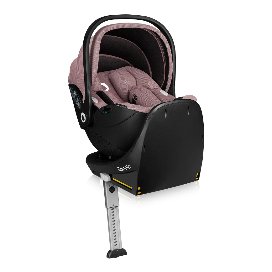 Lionelo - pasukama automobilinė kėdutė su baze MOXIE SET i-Size 40-87 cm Pink Mauve