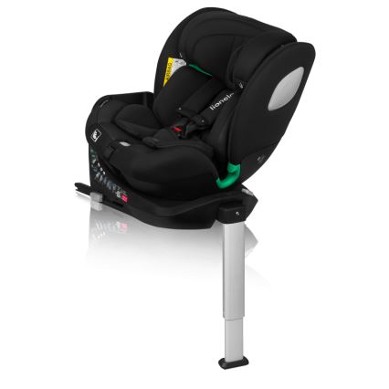 Lionelo - Sukama automobilinė kėdutė su baze BRAAM AIR i-Size 40-150 cm Black Carbon