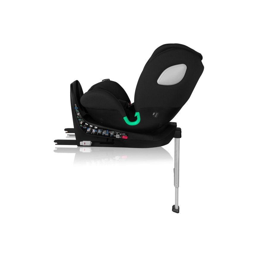 Lionelo - Sukama automobilinė kėdutė su baze BRAAM AIR i-Size 40-150 cm Black Carbon
