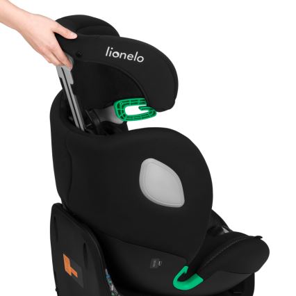 Lionelo - Sukama automobilinė kėdutė su baze BRAAM AIR i-Size 40-150 cm Black Carbon