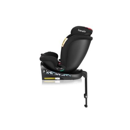 Lionelo - Automobilinė kėdutė su pagrindu, pasukama NAVY i-Size 40-150 cm juoda/raudona