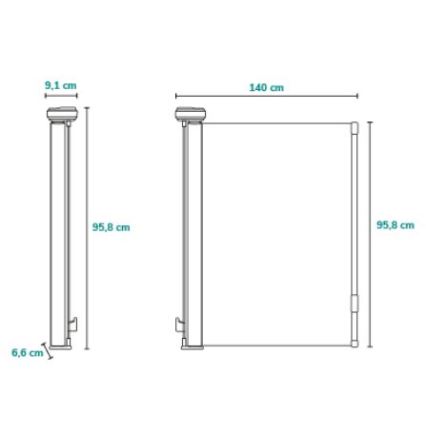 Lionelo - saugos tvorelė THEA pilka