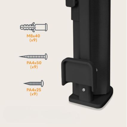 Lionelo - Saugos varteliai THEA juoda