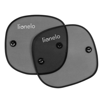 Lionelo - Saulės skydelis su siurbtuku SUNSHADE, 2 vnt., juoda