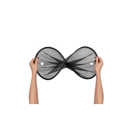 Lionelo - Saulės skydelis su siurbtuku SUNSHADE, 2 vnt., juoda