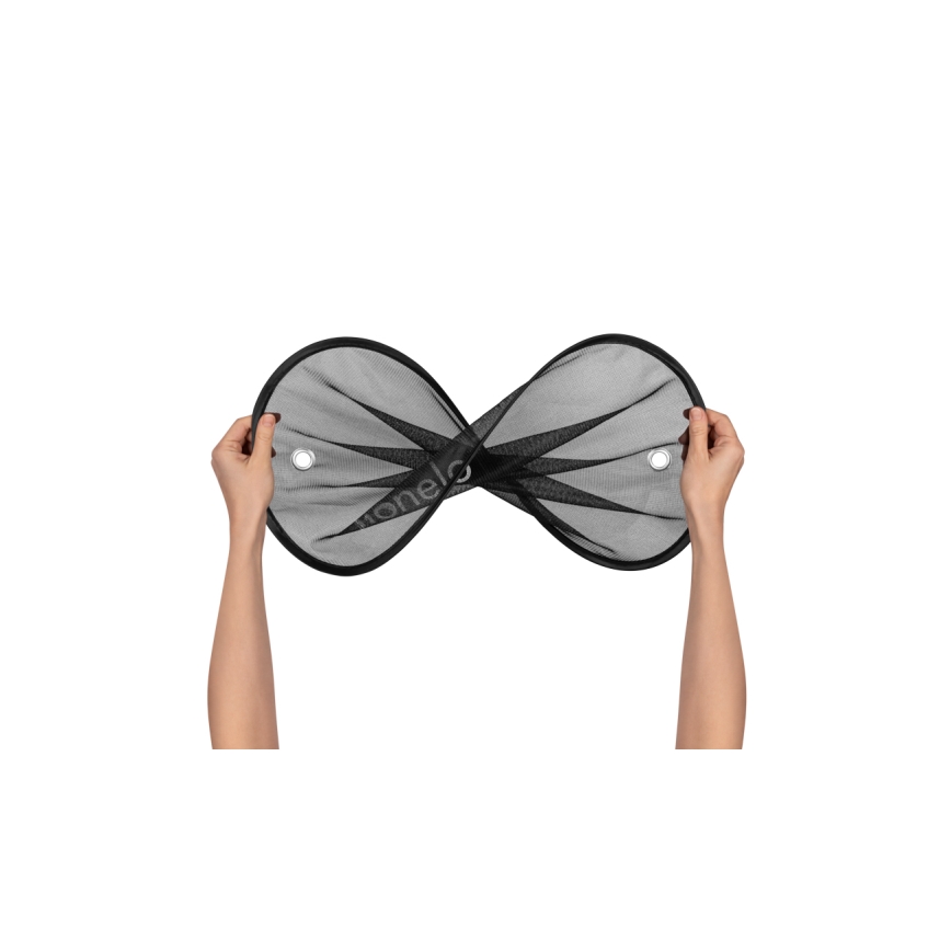 Lionelo - saulės skydelis su siurbtuku SUNSHADE, 2 vnt., juodas