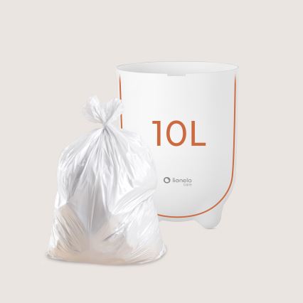 Lionelo - Sauskelnėms skirtas konteineris PUREBIN 10 l, baltas