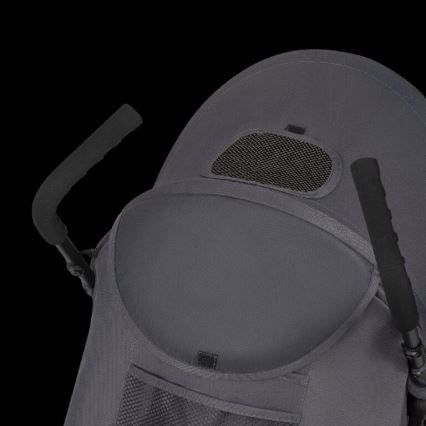 Lionelo - skėtinis vežimėlis ELIA tamsiai pilkas