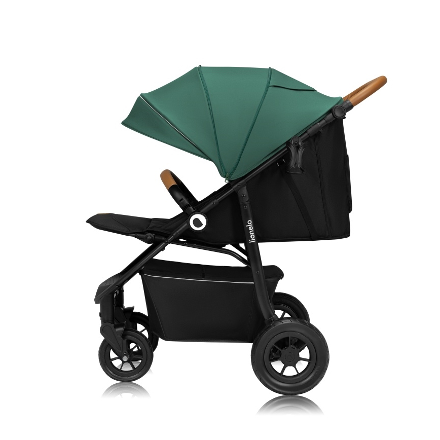 Lionelo - smaragdinės spalvos sportinis vežimėlis NATT