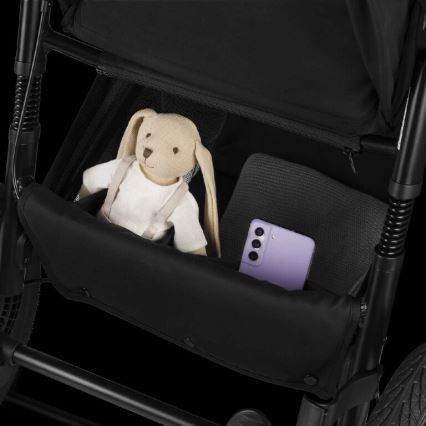 Lionelo - sportinis vežimėlis AZURA juodas