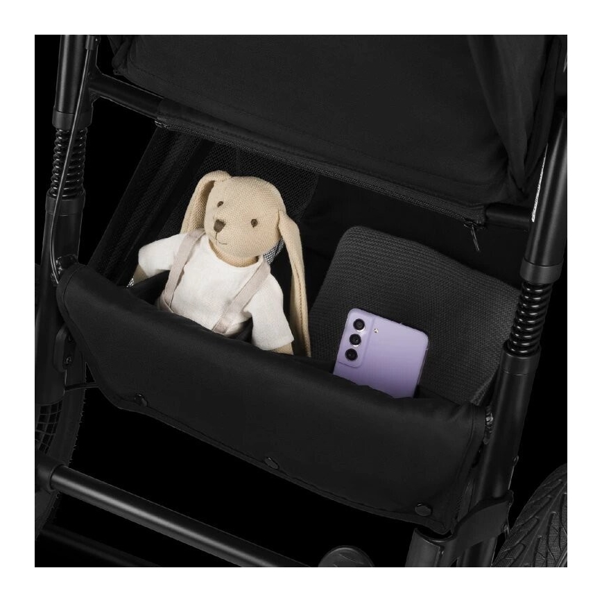 Lionelo - sportinis vežimėlis AZURA juodas