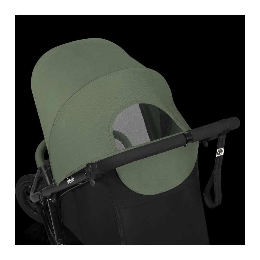 Lionelo - sportinis vežimėlis AZURA, juodas/žalias