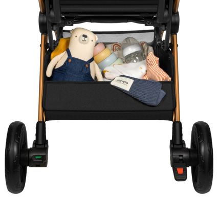 Lionelo - sportinis vežimėlis CLOE juodas/auksinis