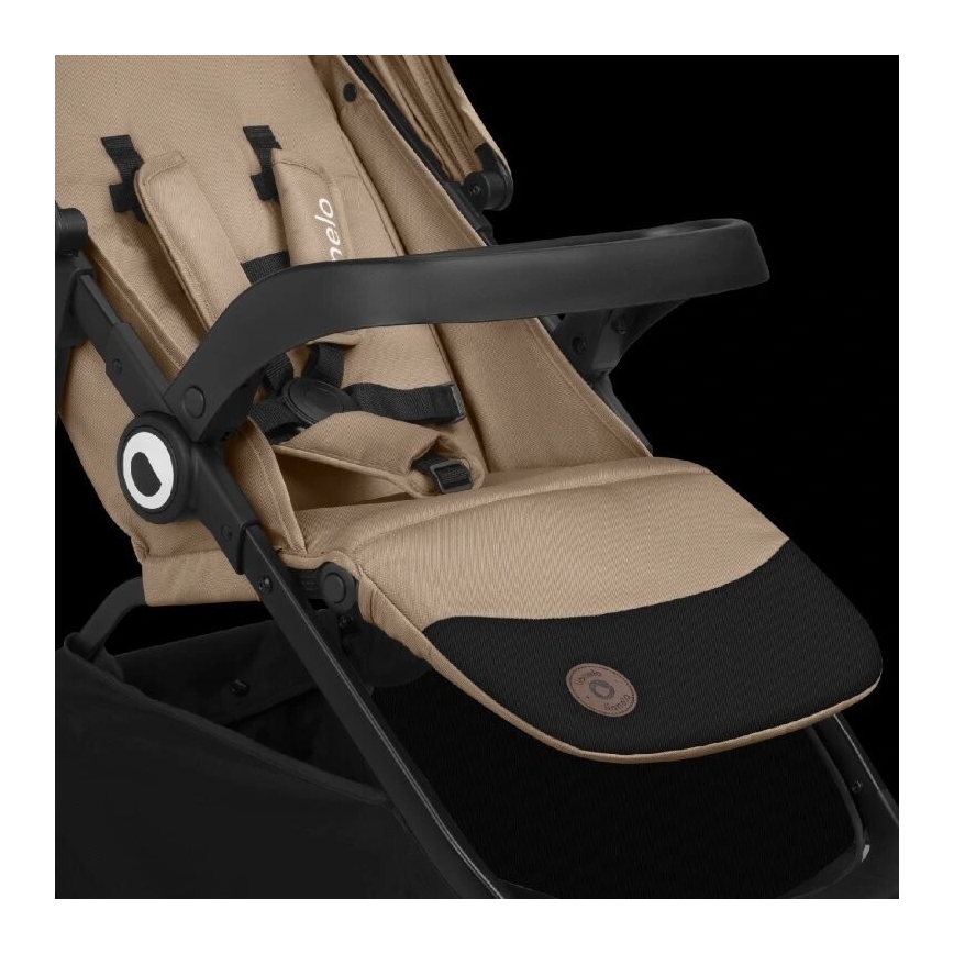 Lionelo - Sportinis vežimėlis EMMA ONE smėlio spalvos