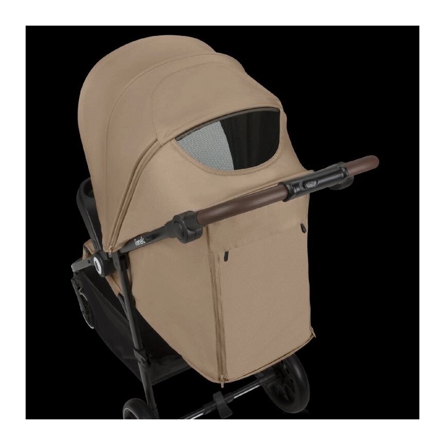 Lionelo - Sportinis vežimėlis EMMA ONE smėlio spalvos