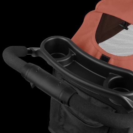 Lionelo - sportinis vežimėlis EMMA PLUS plytų/juoda