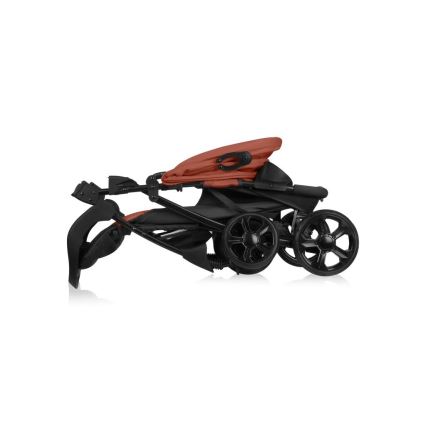 Lionelo - sportinis vežimėlis EMMA PLUS plytų/juoda