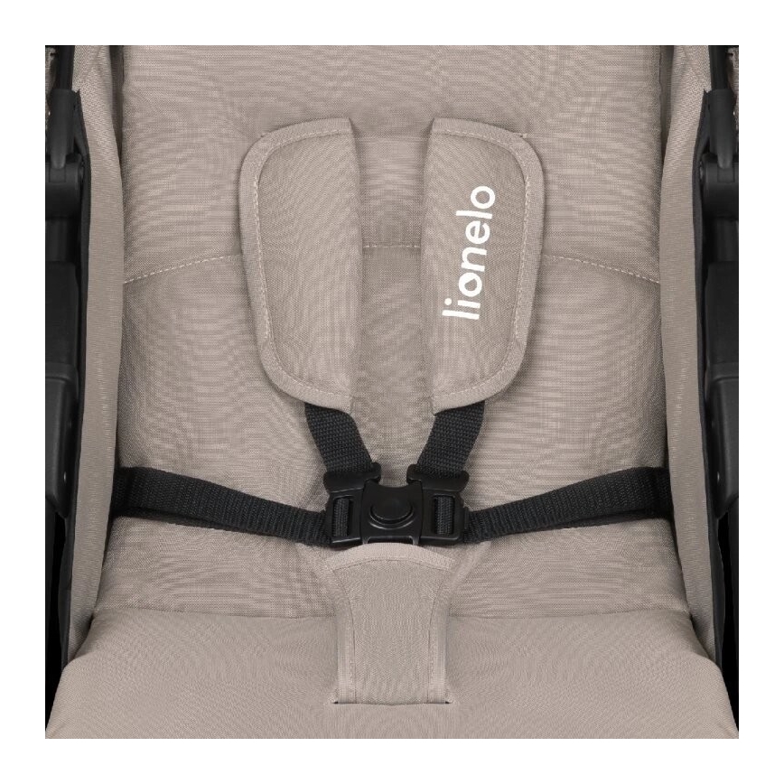 Lionelo - sportinis vežimėlis EMMA PLUS smėlinė/juoda