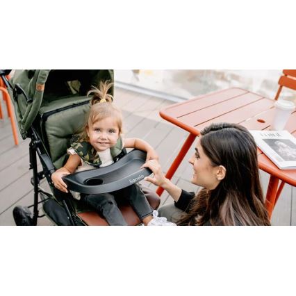 Lionelo - Sportinis vežimėlis EMMA PLUS žalia/juoda