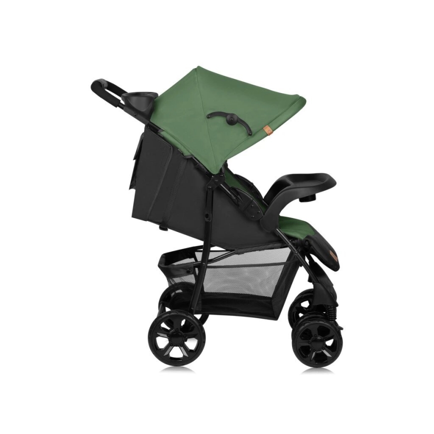 Lionelo - Sportinis vežimėlis EMMA PLUS žalia/juoda