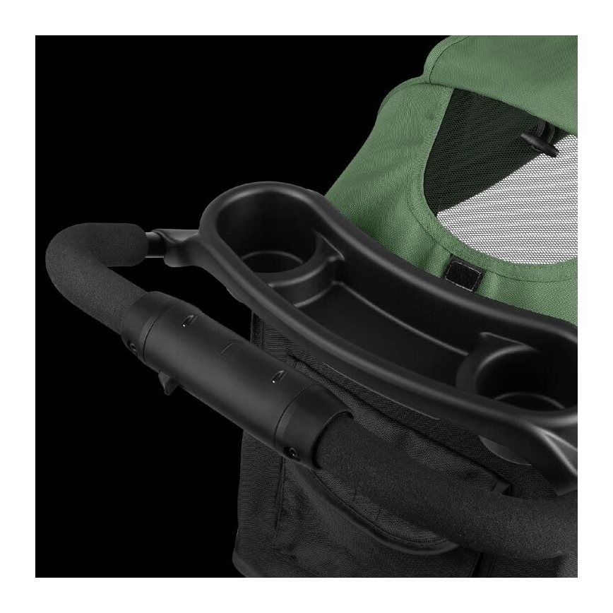 Lionelo - Sportinis vežimėlis EMMA PLUS žalia/juoda