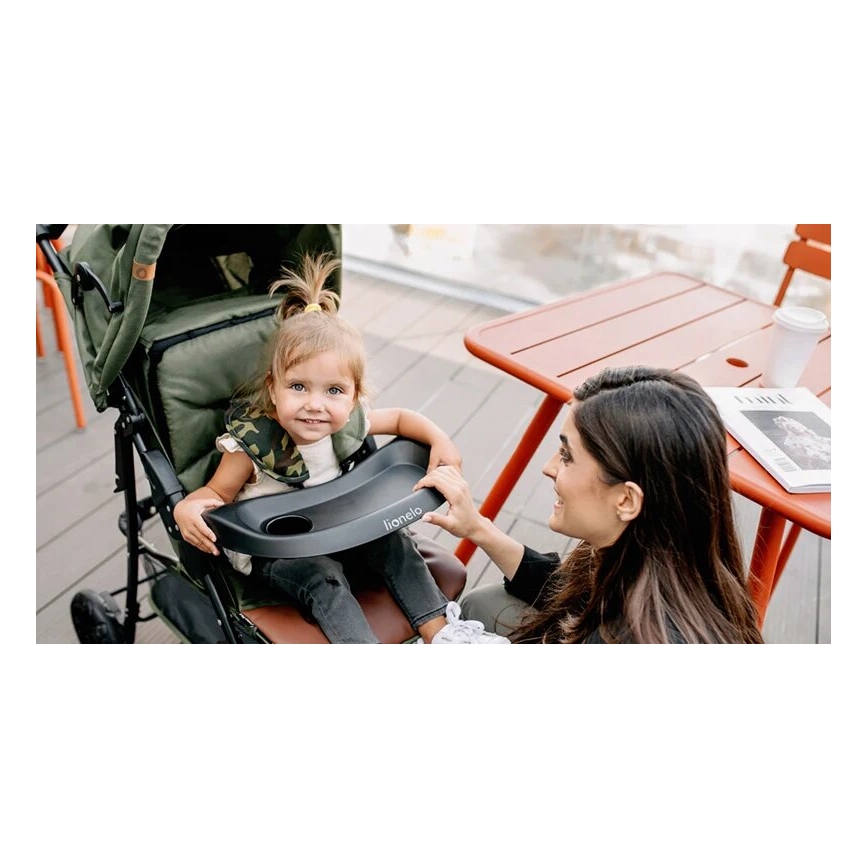 Lionelo - sportinis vežimėlis EMMA PLUS, žalias