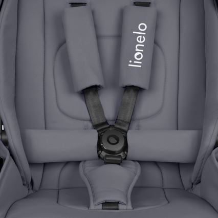 Lionelo - sportinis vežimėlis MIKA PLUS akmens pilka