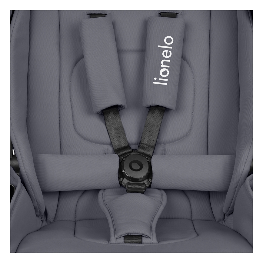 Lionelo - sportinis vežimėlis MIKA PLUS akmens pilka