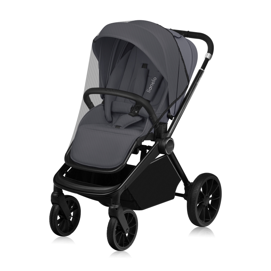 Lionelo - Sportinis vežimėlis MIKA PLUS Grey Stone