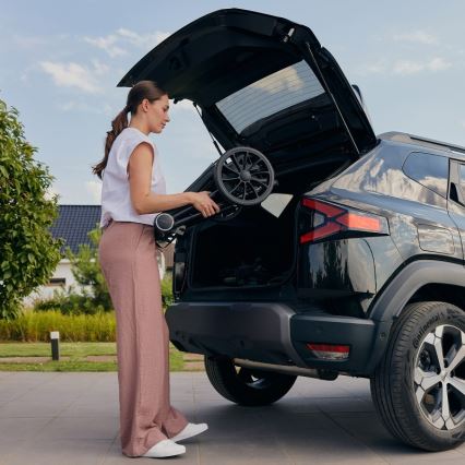 Lionelo - sportinis vežimėlis MIKA PLUS rudos-rūdžių spalvos