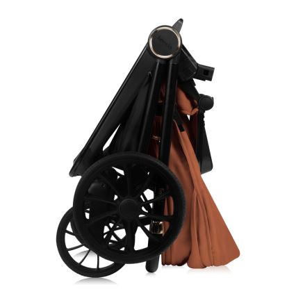 Lionelo - sportinis vežimėlis MIKA PLUS rudos-rūdžių spalvos