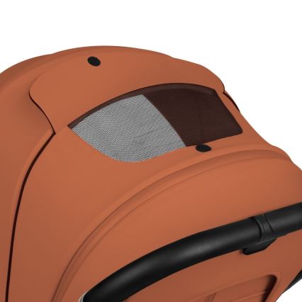 Lionelo - sportinis vežimėlis MIKA PLUS rudos-rūdžių spalvos