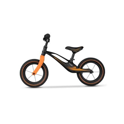 Lionelo - Stumiamas dviratis BART AIR juoda/oranžinė