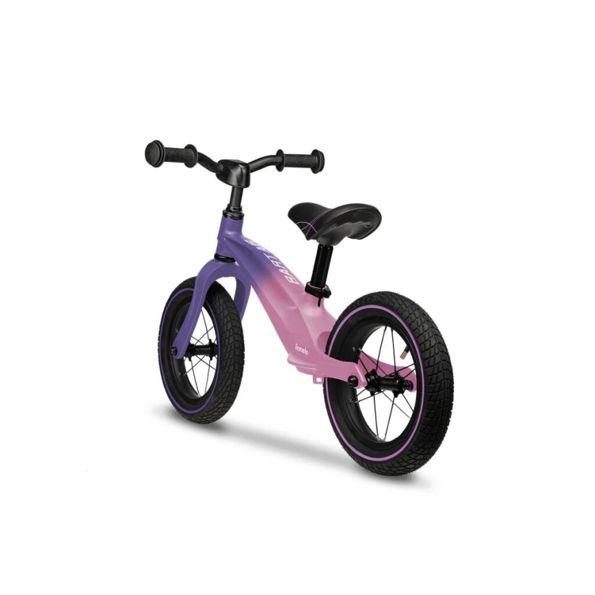 Lionelo - Stumiamas dviratis BART AIR violetinė/rausva
